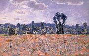 Poppy Field in Bloom Claude Monet